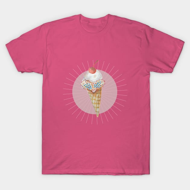 Yummy Ice Cream T-Shirt by CoteCreation